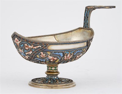 Lot 1283 - Russian Style Silver and Cloisonné Enamel...