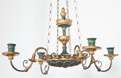 Lot 369 - Continental Neoclassical Painted and...