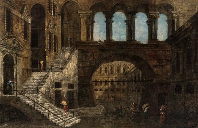 Lot 61 - Michele Giovanni Marieschi Italian, 1710-1743...