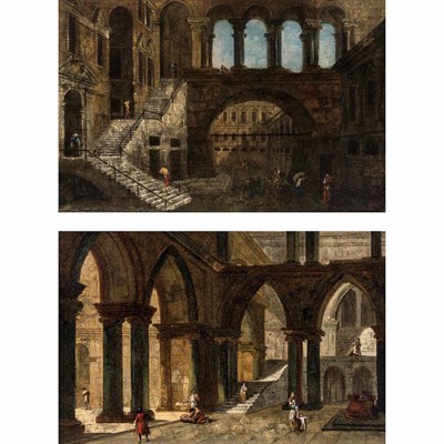 Lot 61 - Michele Giovanni Marieschi Italian, 1710-1743...