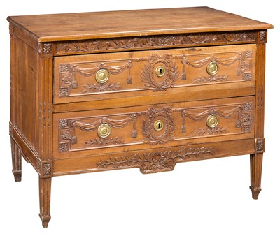 Lot 403 - Italian Neoclassical Walnut Commode Late 18th...