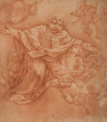 Lot 20 - Roman School 17th Century The Apotheosis of...