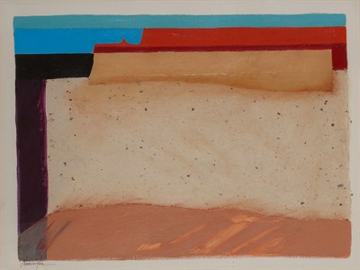 Lot 1064 - Dan Namingha American, b. 1950 #4 Red Mesa,...