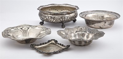 Lot 1240 - Miscellaneous Group of Five American Sterling...