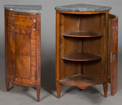 Lot 405 - Pair of Continental Neoclassical Tulipwood...