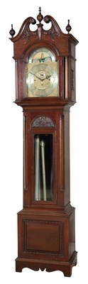 Lot 1337 - George III Style Mahogany Tall Case Clock The...