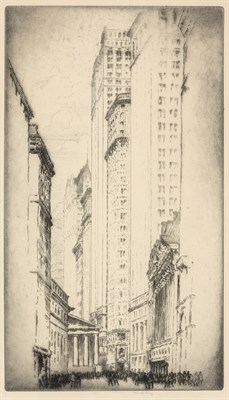 Lot 131 - Bror J. O. Nordfeldt (1878-1955) BROAD STREET,...