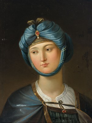 Lot 51 - Italian School 18th/19th Century Sibyl Oil on...