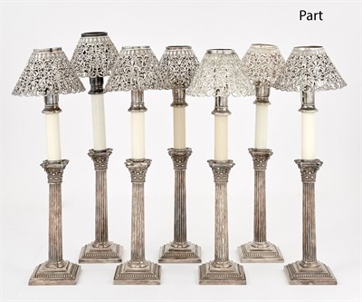 Lot 232 - Set of Seven Gorham Silver Plated Corinthian...