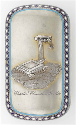Lot 131 - Russian Silver Champlevé and En Plein Enamel...