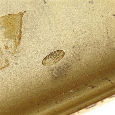Lot 177 - Russian Gold-Mounted Silver-Gilt and Guilloché...