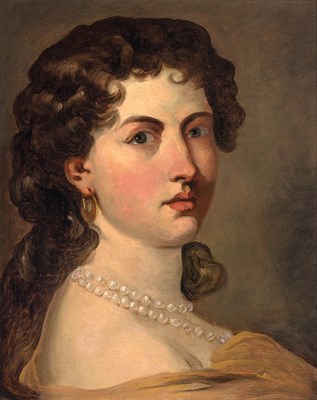 Lot 80 - French School Circa 1820 Portrait of a Lady...