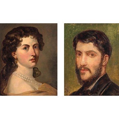 Lot 80 - French School Circa 1820 Portrait of a Lady...