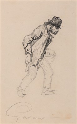 Lot 70 - Januarius Zick German, 1730-1797 Profile Head...