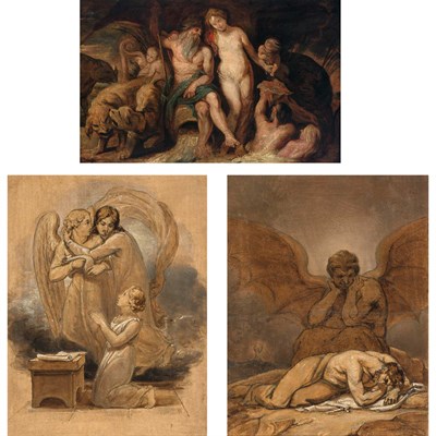 Lot 85 - Attributed to Thomas Stothard i) Neptune (The...