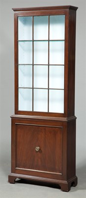 Lot 1439 - Pair of George III Style Mahogany Bookcase...