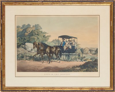 Lot 96 - Currier & Ives, publishers LIFE IN THE COUNTRY,...