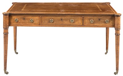 Lot 269 - George III Satinwood-Inlaid Mahogany Writing...
