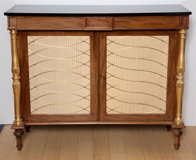 Lot 1444 - Assembled Pair of Regency Mahogany and...
