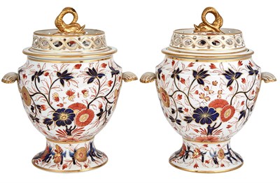 Lot 295 - Pair of Chamberlain's Worcester Fruit Coolers...