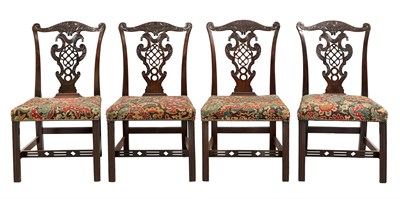 Lot 241 - Set of Four George III Mahogany...