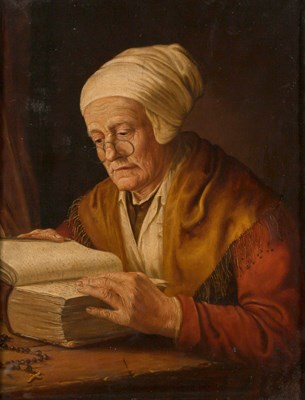 Lot 1027 - Dutch School 17th Century A Woman Reading a...