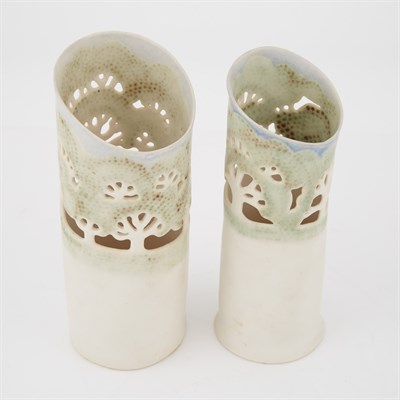 Lot 505 - Two Mary Rogers Studio Glazed Ceramic Vessels...
