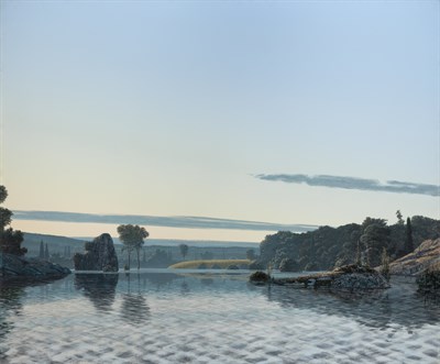 Lot 83 - Stephen Hannock American, b. 1951 Flooded...