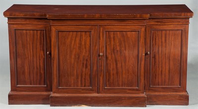 Lot 1379 - George IV Mahogany Breakfront Cabinet Height...