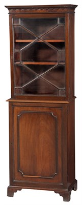 Lot 544 - George III Style Mahogany Bookcase Cabinet...
