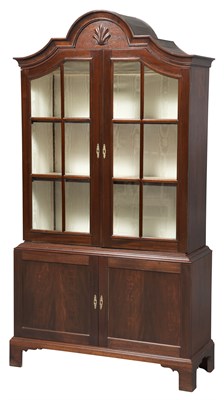 Lot 1214 - Irish Georgian Style Mahogany Two Part Cabinet...