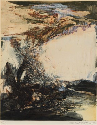 Lot 225 - Zao Wou-ki (1921-2013) UNTITLED [ROCKY COAST]...