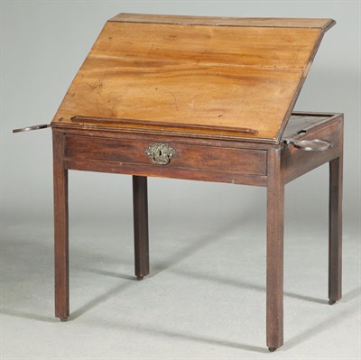 Lot 1352 - George III Mahogany Architect's Table Height...