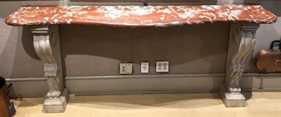Lot 1391 - Pair of Neoclassical Style White Marble...