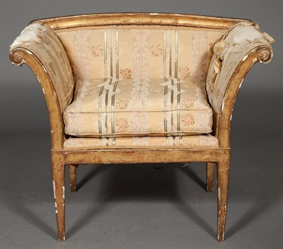 Lot 1360 - Pair of Italian Neoclassical Giltwood and Part-...