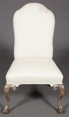 Lot 1347 - George II Style Silvered Wood Side Chair...