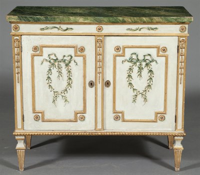Lot 1501A - Continental Neoclassical Style Painted and...