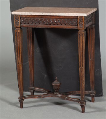 Lot 1129 - Louis XVI Stained Beechwood Table With...