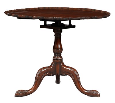 Lot 31 - George III Style Mahogany Tripod Table...
