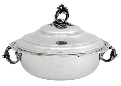 Lot 1266 - French Silver Covered Entree Dish Maker's mark...