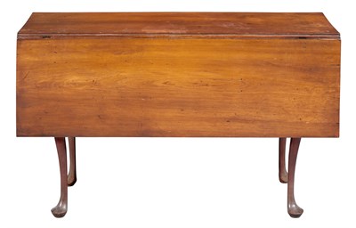 Lot 401 - Queen Anne Cherry and Maple Drop-Leaf Table...