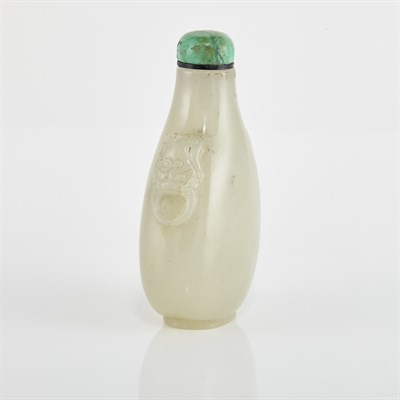 Lot 1146 - Chinese White Jade Snuff Bottle Qing Dynasty...