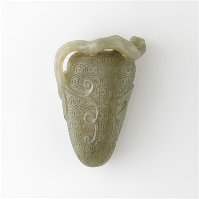 Lot 1178 - Chinese Celadon Jade Snuff Bottle Height 2 1/4...