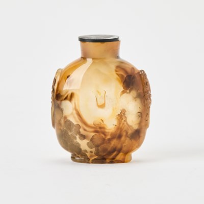 Lot 2 - Chinese Shadow Agate Snuff Bottle