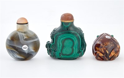 Lot 8 - Three Chinese Snuff Bottles