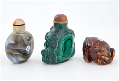 Lot 8 - Three Chinese Snuff Bottles