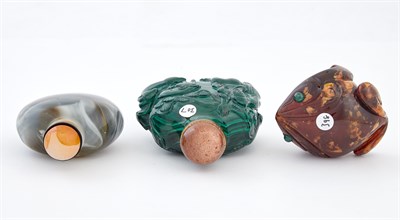 Lot 8 - Three Chinese Snuff Bottles