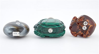 Lot 8 - Three Chinese Snuff Bottles
