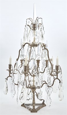 Lot 1354 - Pair of Louis XVI Style Brass and Glass...