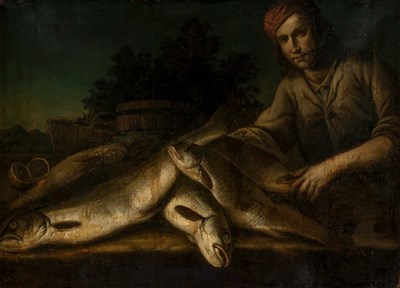 Lot 74 - Attributed to Alexander Adriaenssen Fisherman...